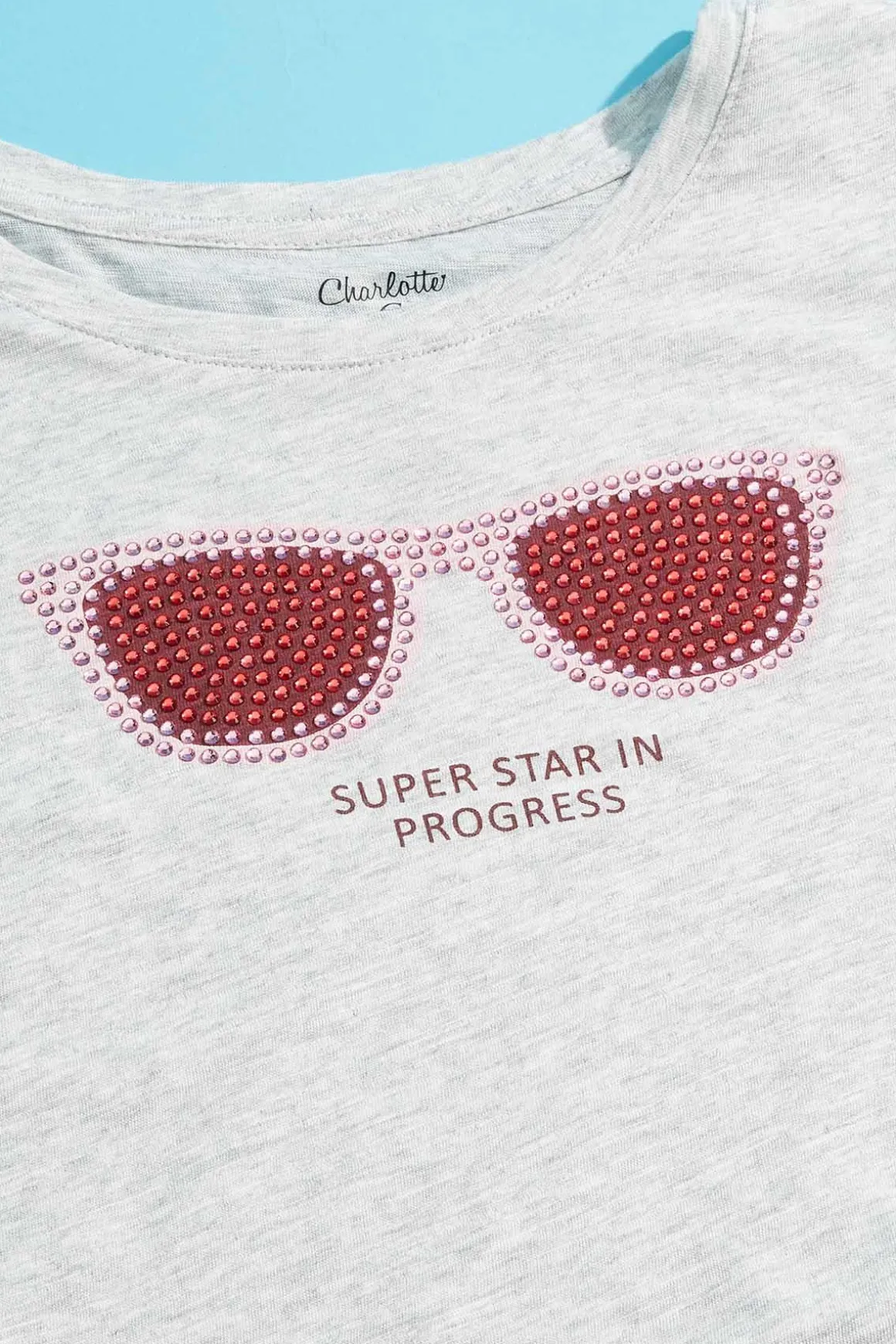 Girls Super Star In Progress Tee