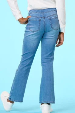 Girls Tab Waist Jeans