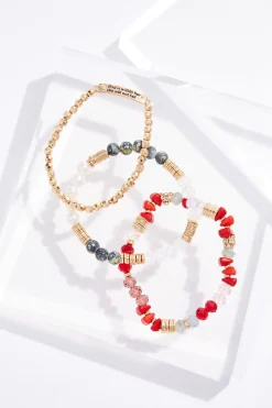 God Is Within Her Bracelet Set