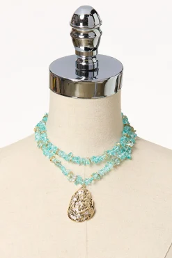 Gold Shell Pendant Necklace