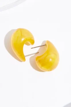 Golden Huggie Earrings