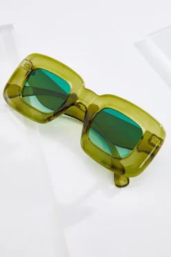 Green Bubble Sunglasses