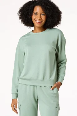 Green Crew Neck Sweatshirt