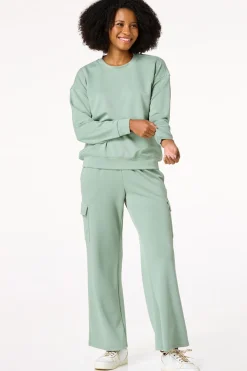 Green Crew Neck Sweatshirt