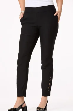 Grommet Hem Bengaline Pants