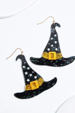 Halloween Witch Hat Earrings