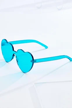 Heart Rimless Sunglasses