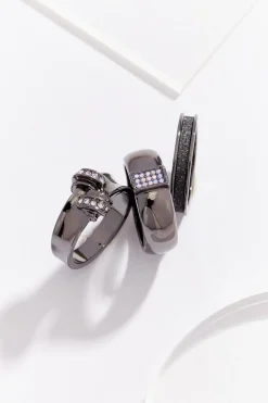 Hematite Ring Set
