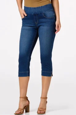 High Rise Pull- On Jeans