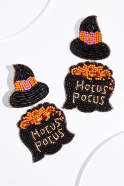 Hocus Pocus Seed Bead Earrings