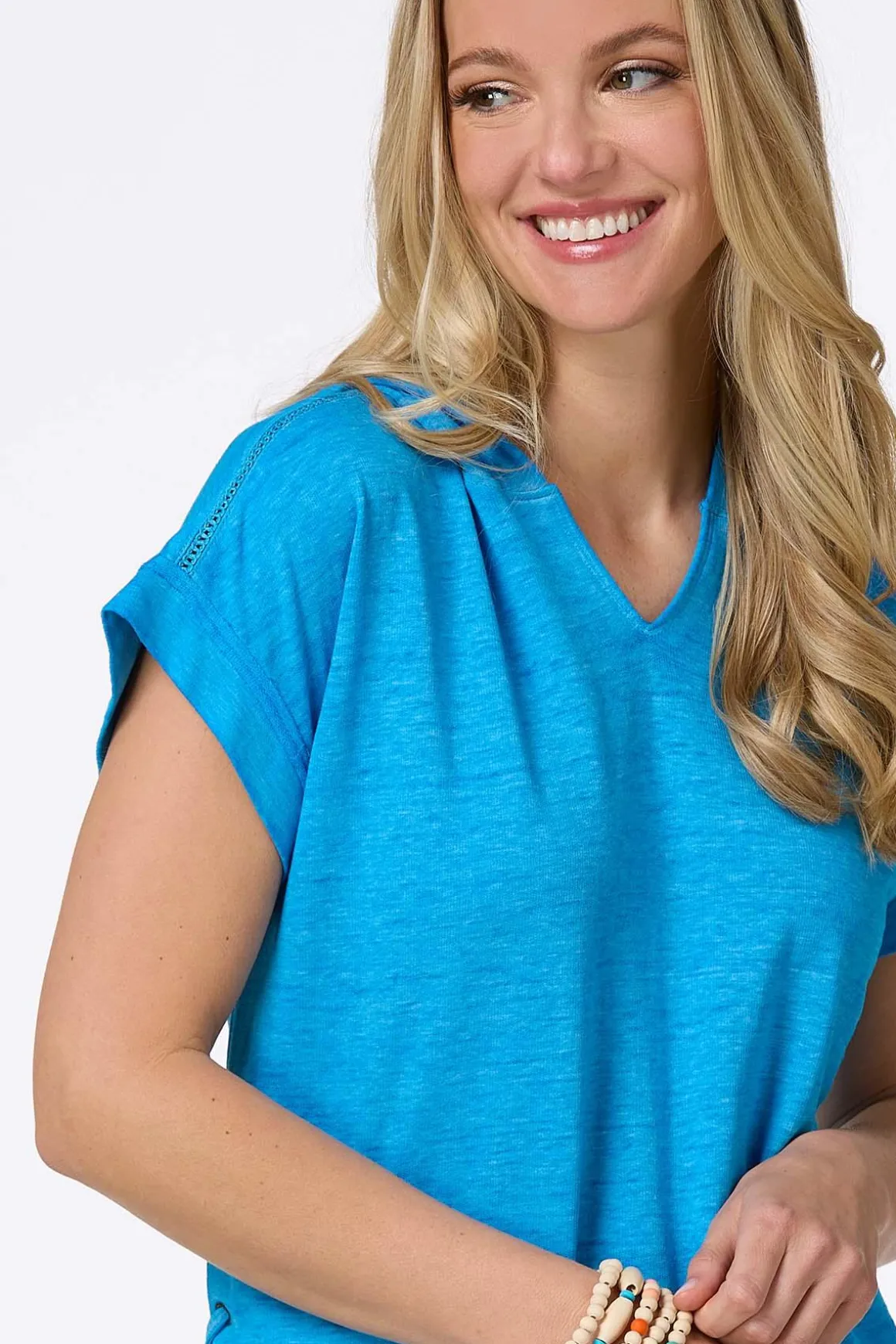 Hooded Lace Up Top