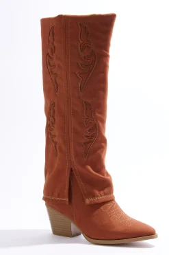 Hooded Western Tall Boots