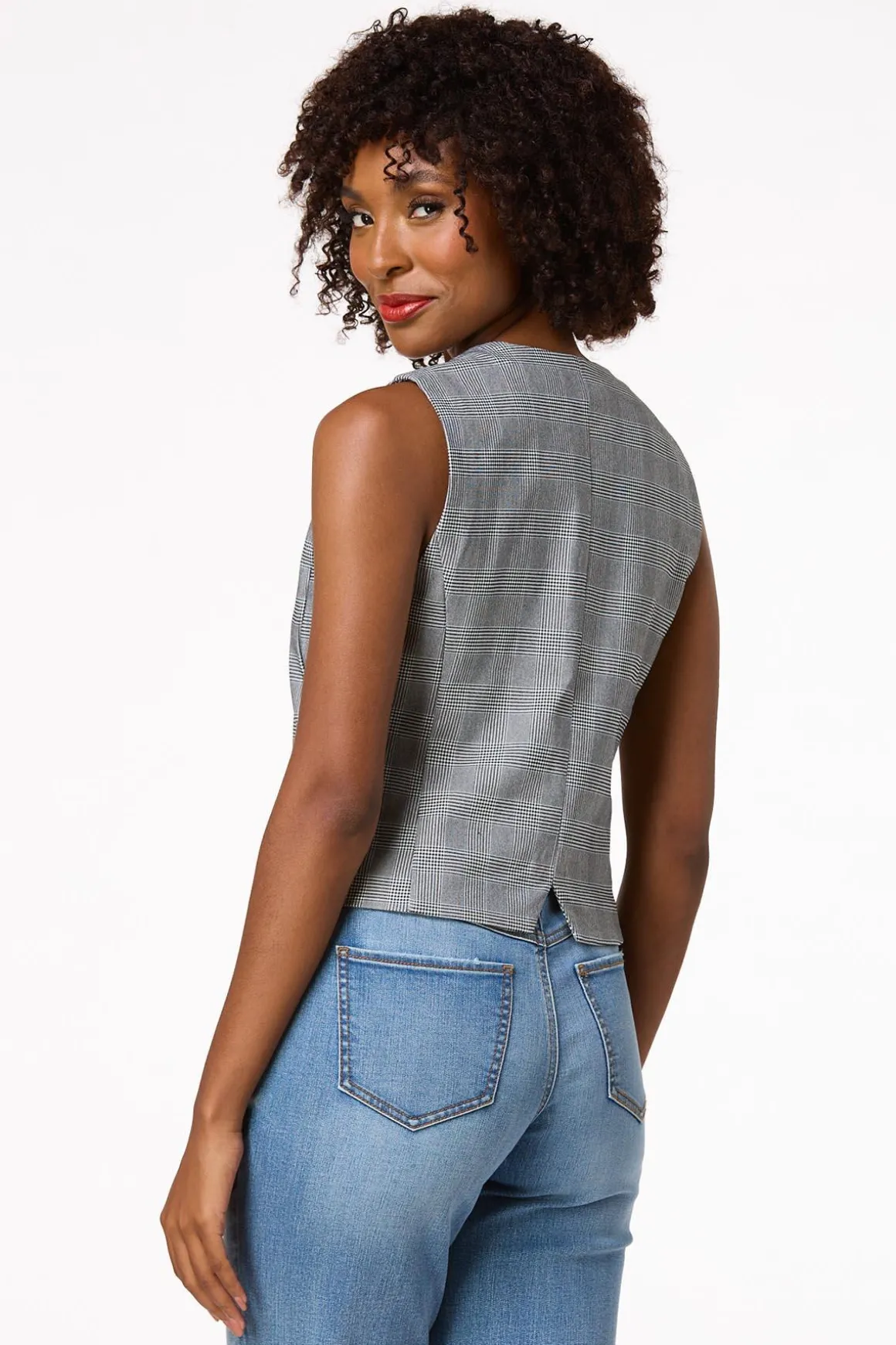 Houndstooth Vest