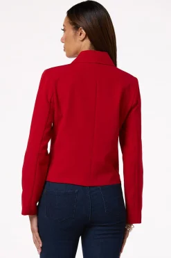 Icon Button Cropped Blazer