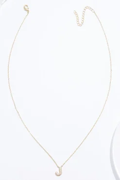 J Initial Bubble Necklace