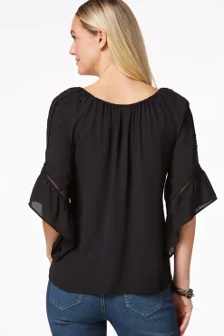 Lacy Bell Sleeve Top