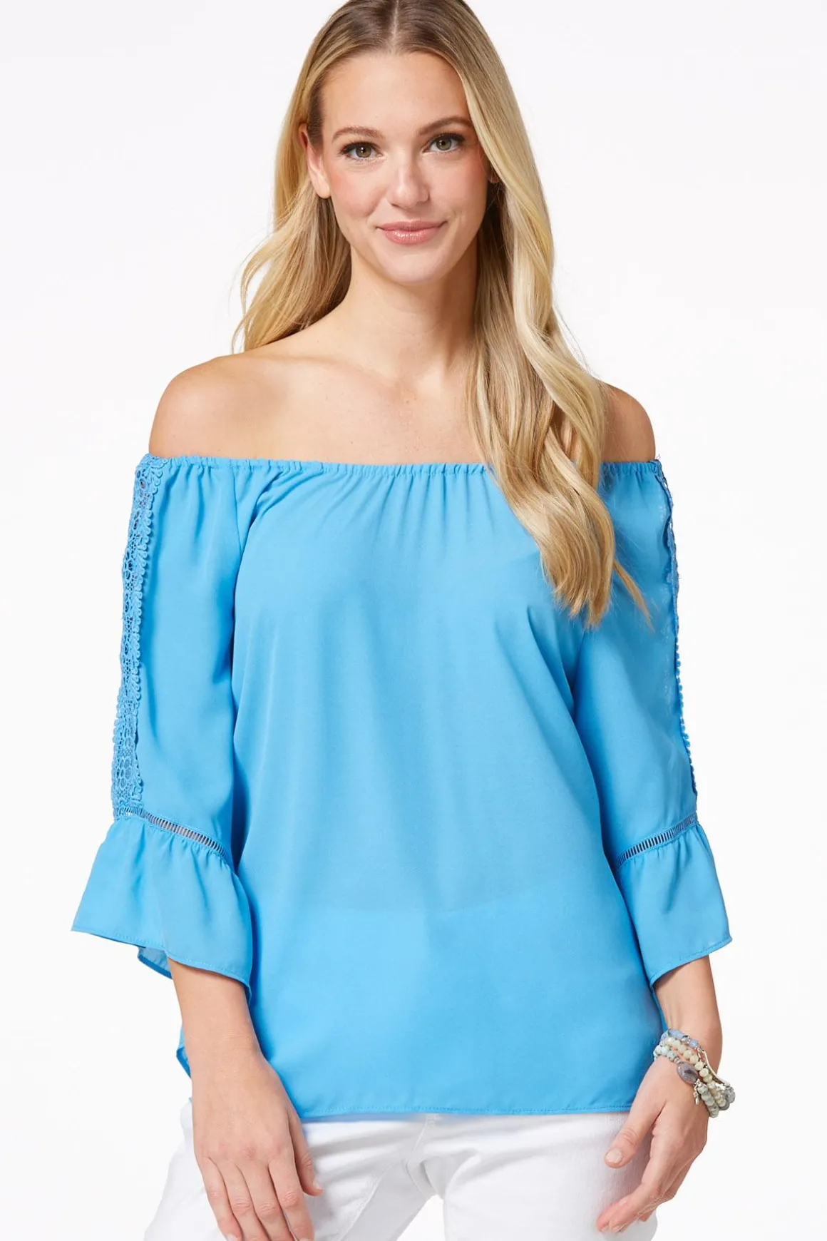 Lacy Bell Sleeve Top