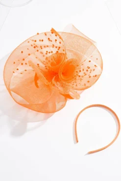 Large Mesh Dot Fascinator