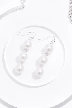 Large Pearl Wire Necklace Set