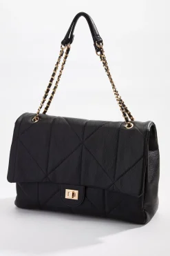 Large Quilted Shoulder Bag