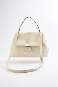 Large Slouchy Tassel Satchel