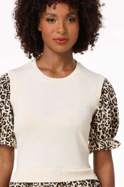 Layered Leopard Sweater