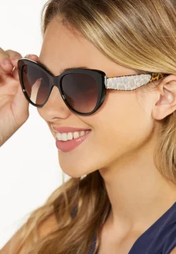 Leopard Arms Cat Eye Sunglasses