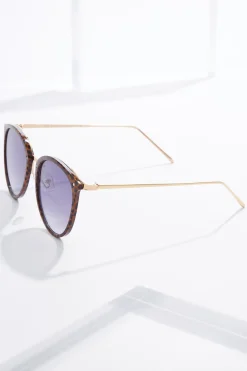Leopard Trim Sunglasses