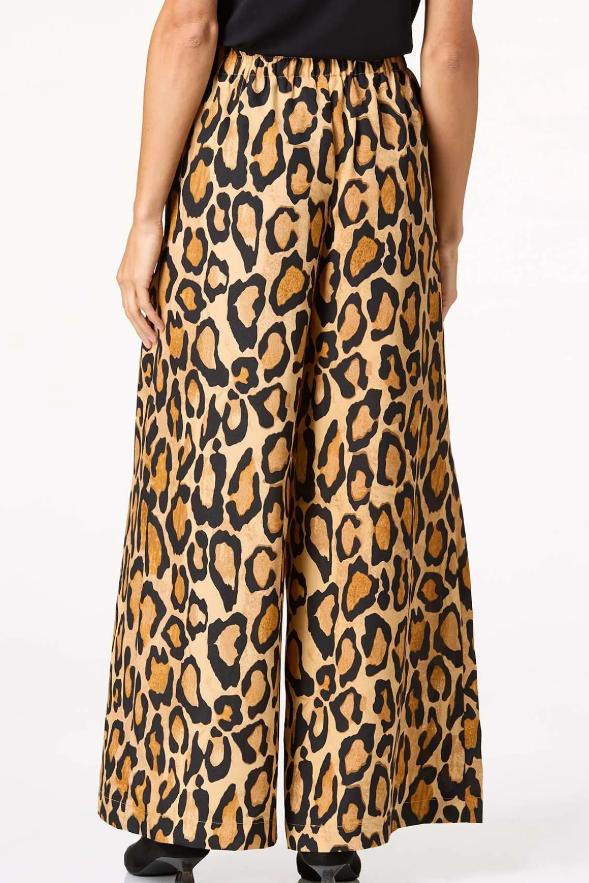 Leopard Wide Leg Pants