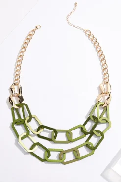 Linked Layer Short Necklace