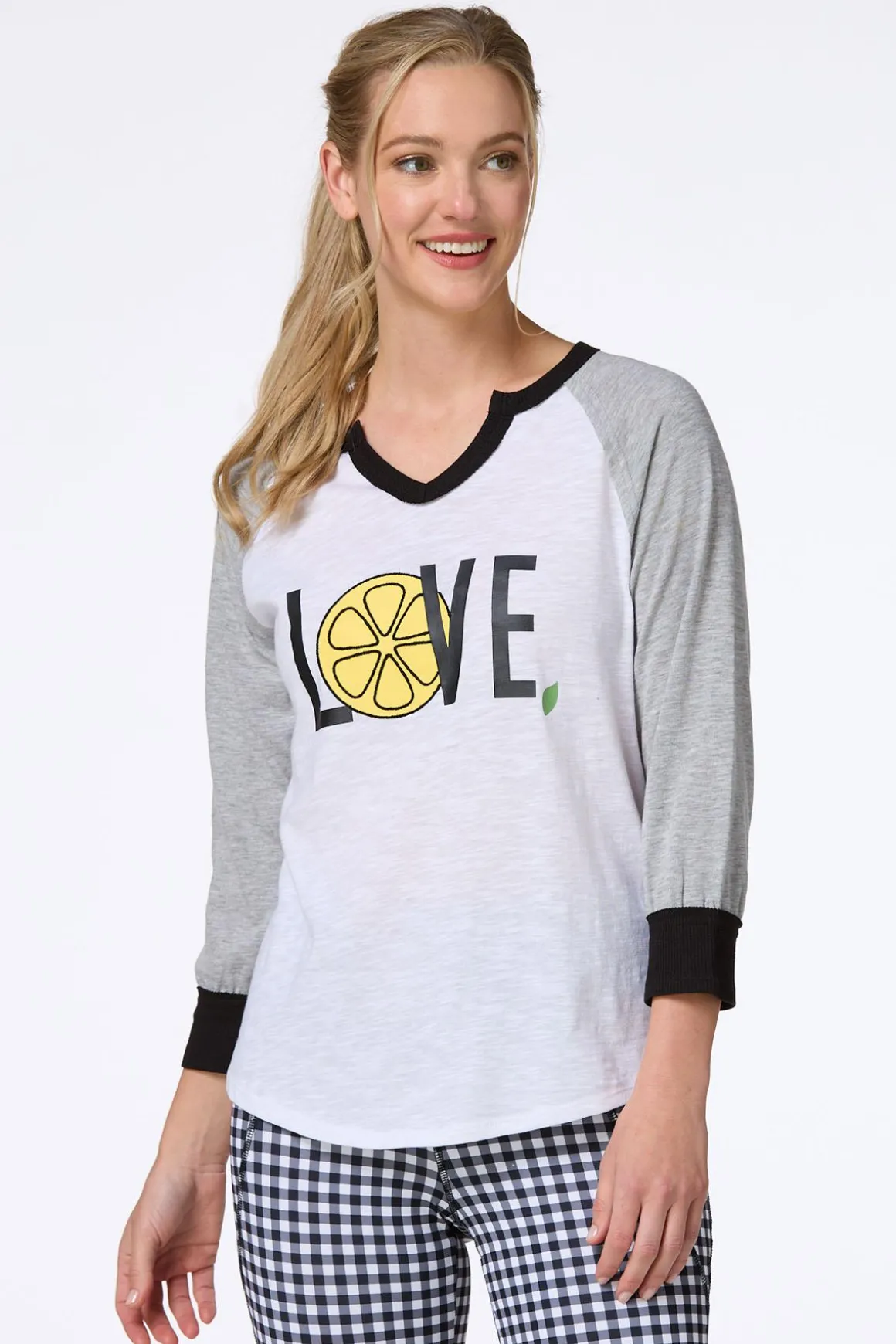 Love Lemon Baseball Tee