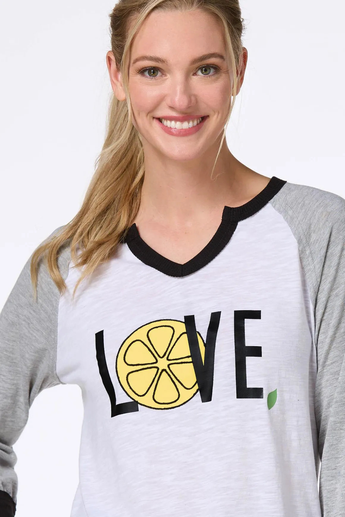 Love Lemon Baseball Tee