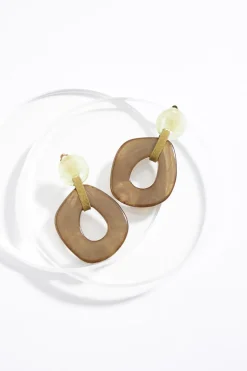 Lucite Clip- On Earrings