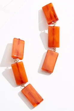 Lucite Linear Earrings
