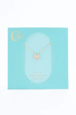 M Initial Bubble Necklace