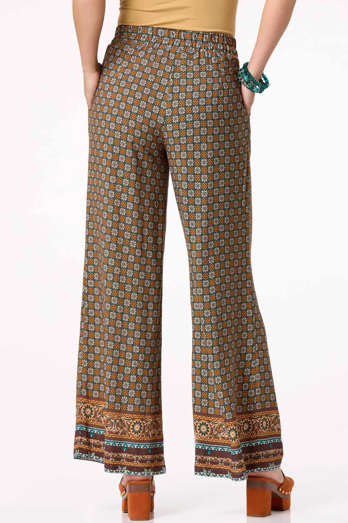 Medallion Border Pants