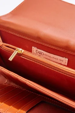 Metallic Disc Whipstitch Wallet