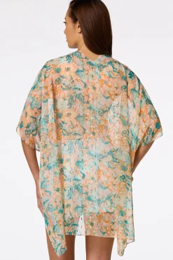 Metallic Floral Kimono