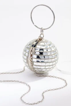 Mirrored Sphere Wristlet