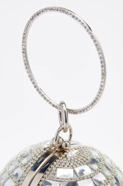 Mirrored Sphere Wristlet