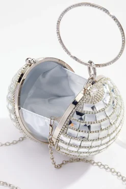 Mirrored Sphere Wristlet