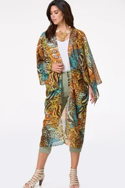 Mixed Animal Kimono
