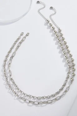 Mixed Chain Necklace Set