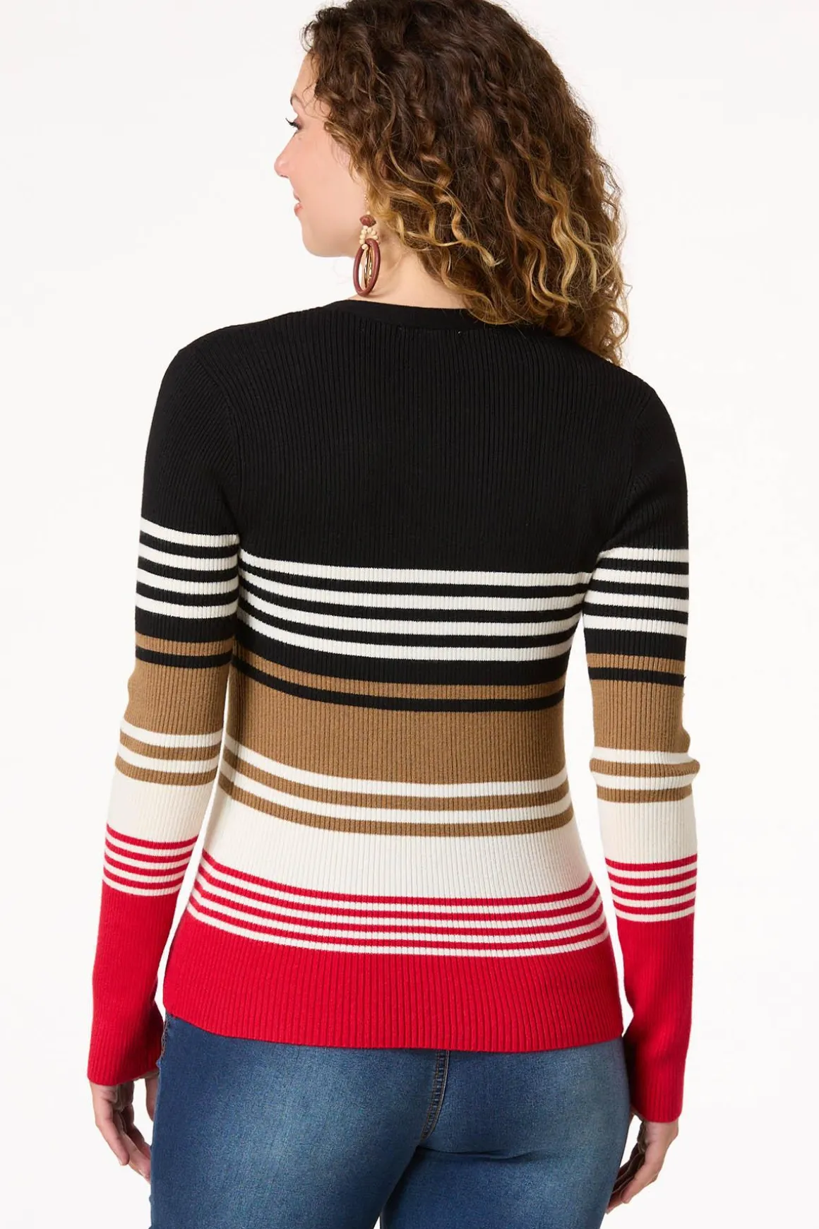 Multi Stripe Cardigan