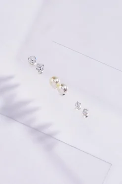 Multi Style Stud Earrings Set