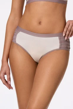 Neutral Lace Hipster Panty Set