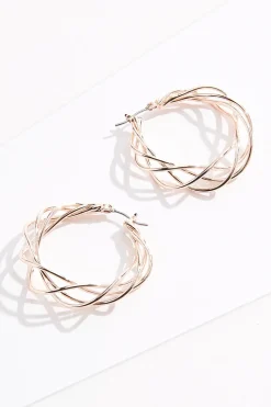 Open Wire Hoop Earrings
