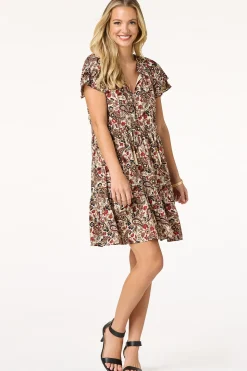 Paisley Babydoll Swing Dress