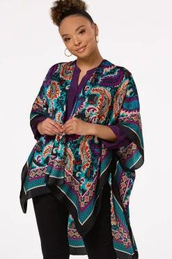 Paisley Silky Kimono