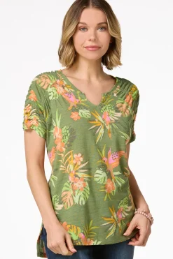 Parrots In Paradise Top
